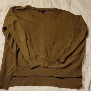 Eileen Fisher Olive Green Women's Crew Neck Sweater size XS